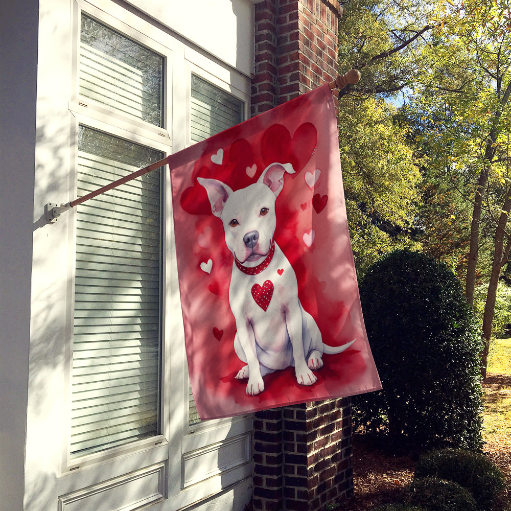 Buy this Pit Bull Terrier My Valentine House Flag