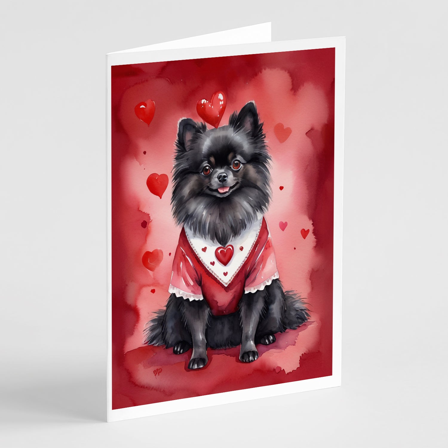 Buy this Pomeranian My Valentine Greeting Cards Pack of 8