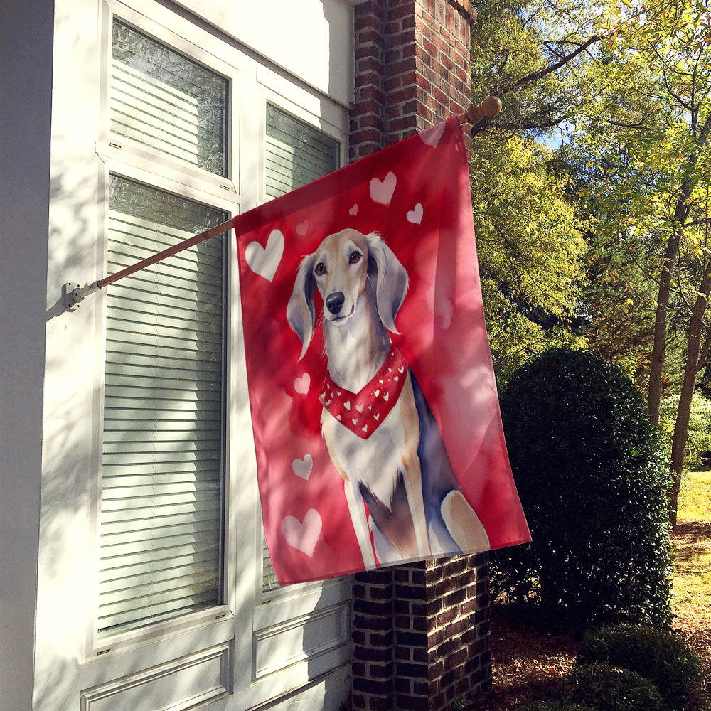 Buy this Saluki My Valentine House Flag