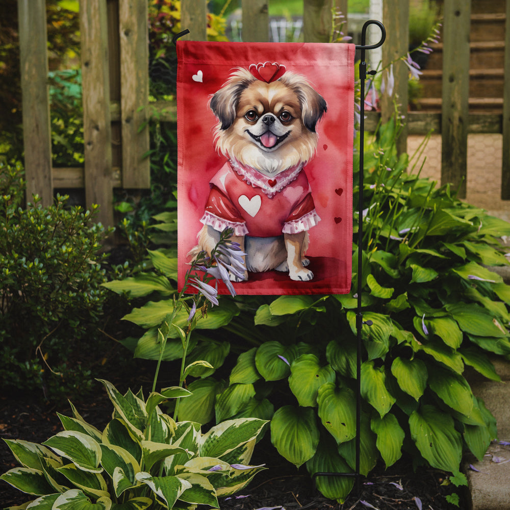 Buy this Tibetan Spaniel My Valentine Garden Flag