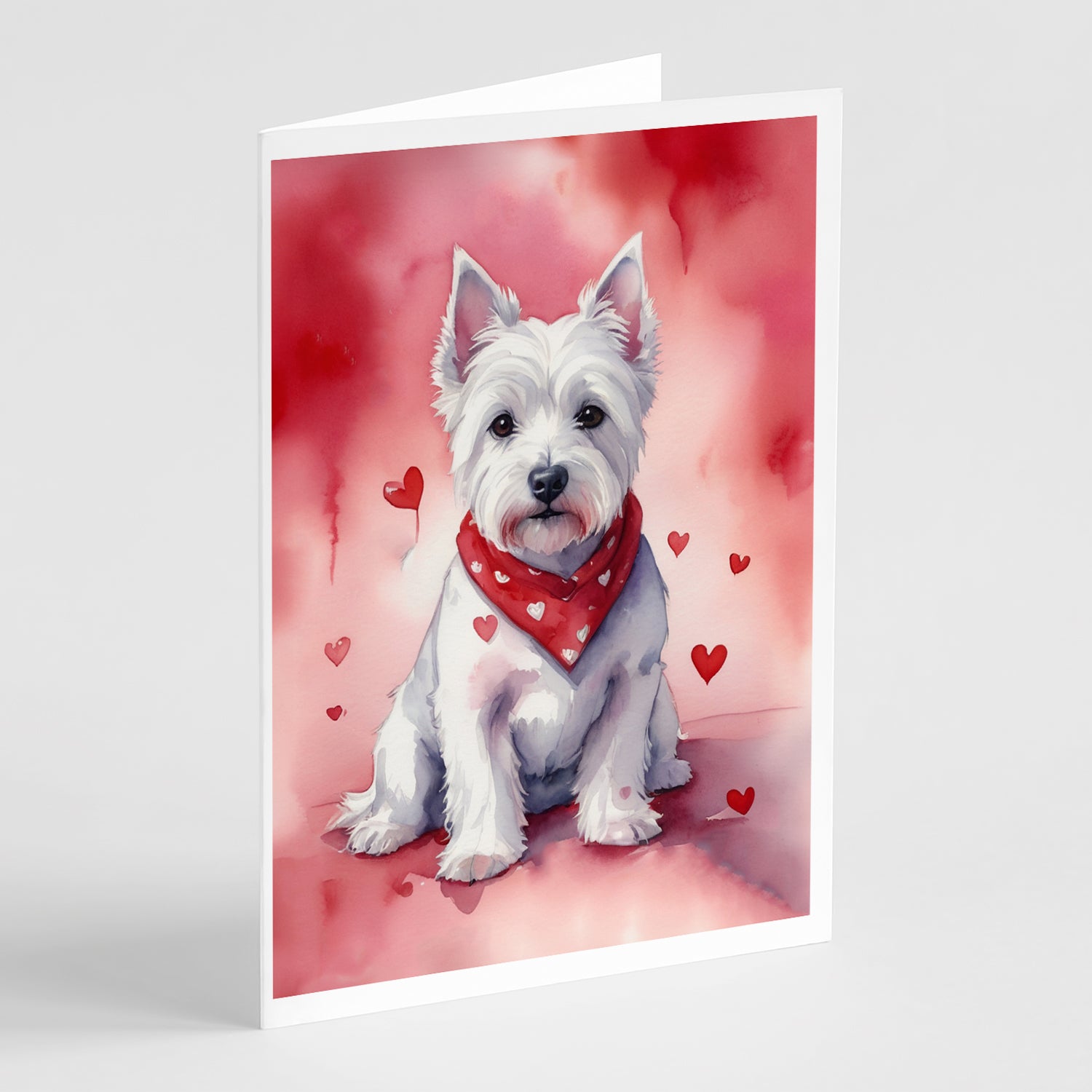 Buy this Westie My Valentine Greeting Cards Pack of 8