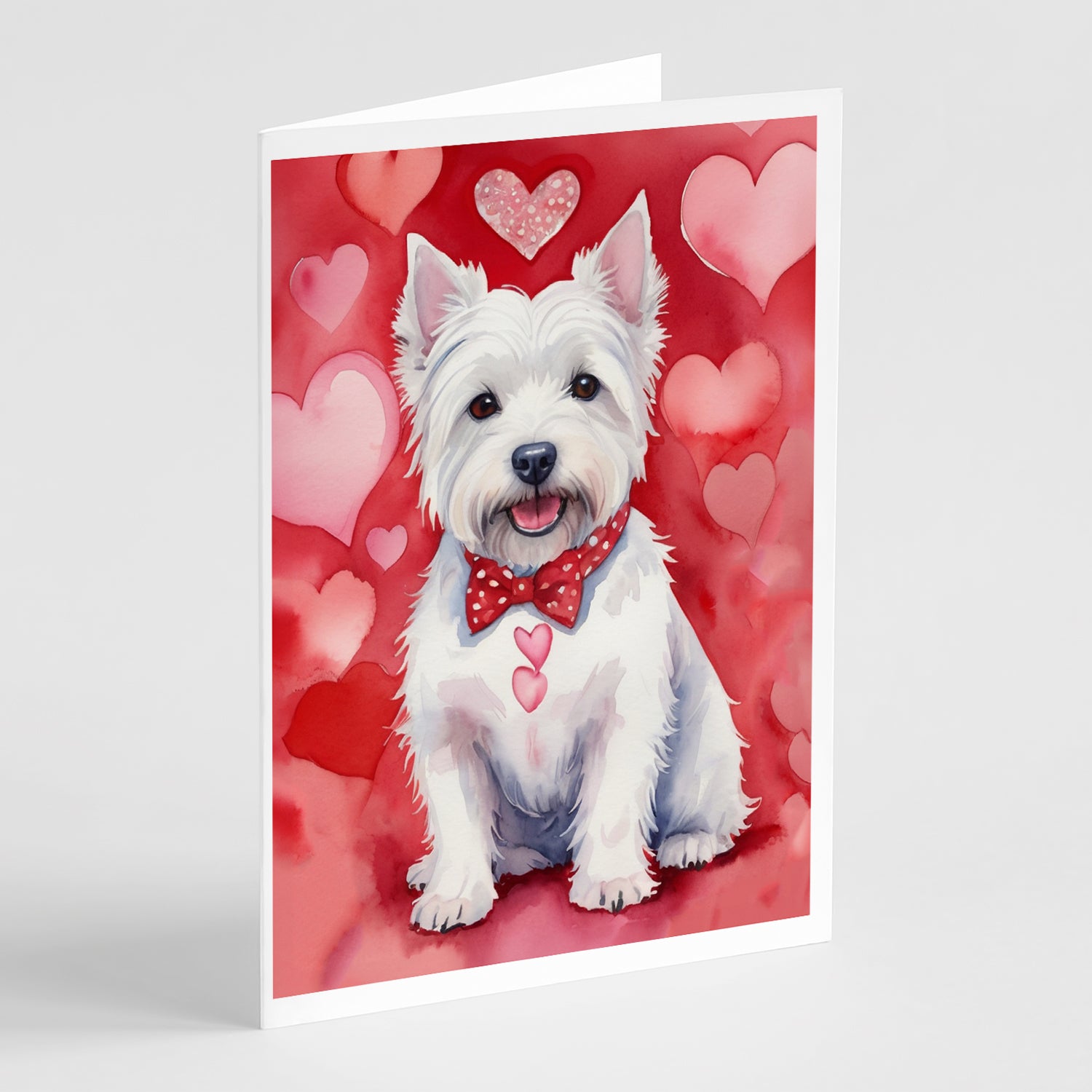 Buy this Westie My Valentine Greeting Cards Pack of 8