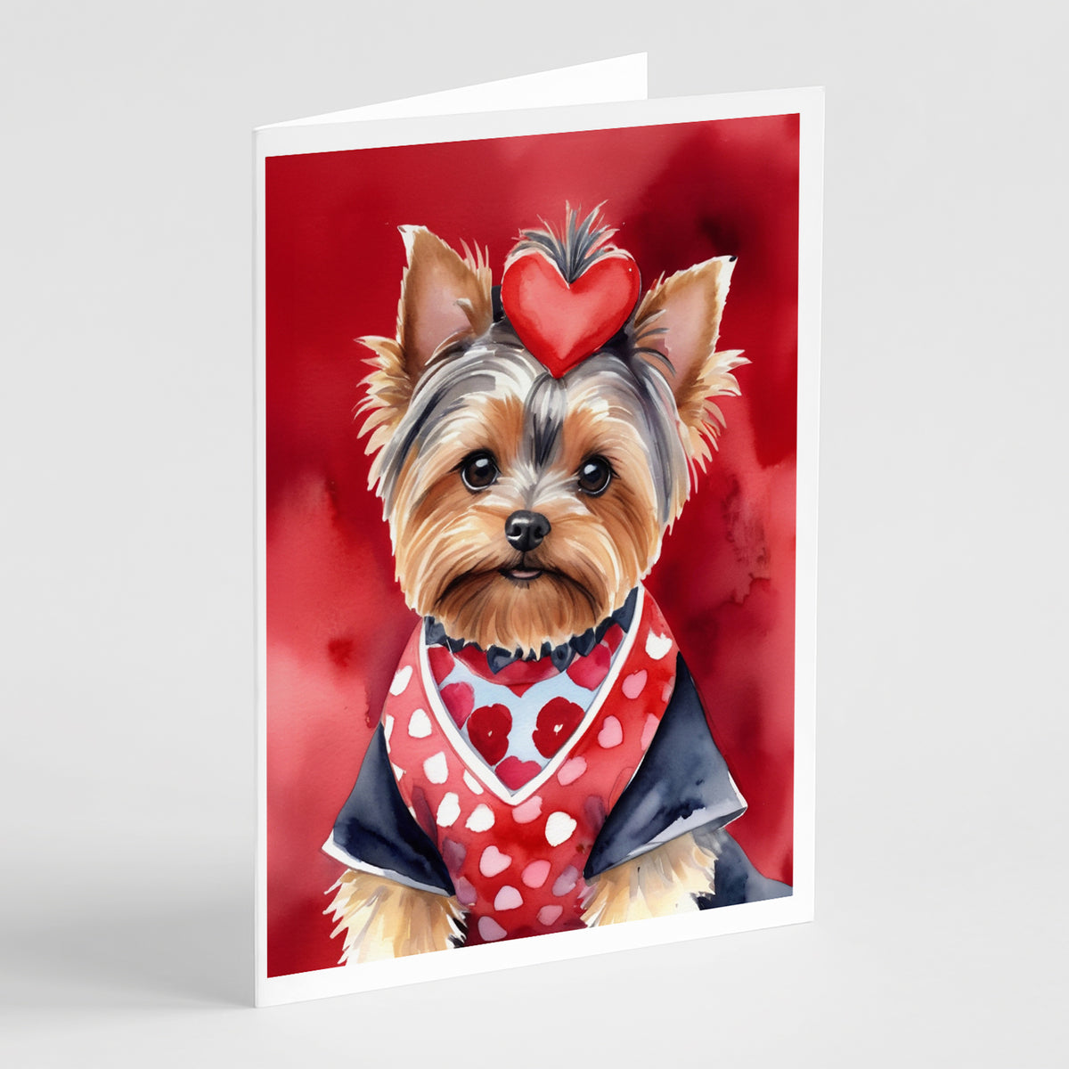 Buy this Yorkshire Terrier My Valentine Greeting Cards Pack of 8