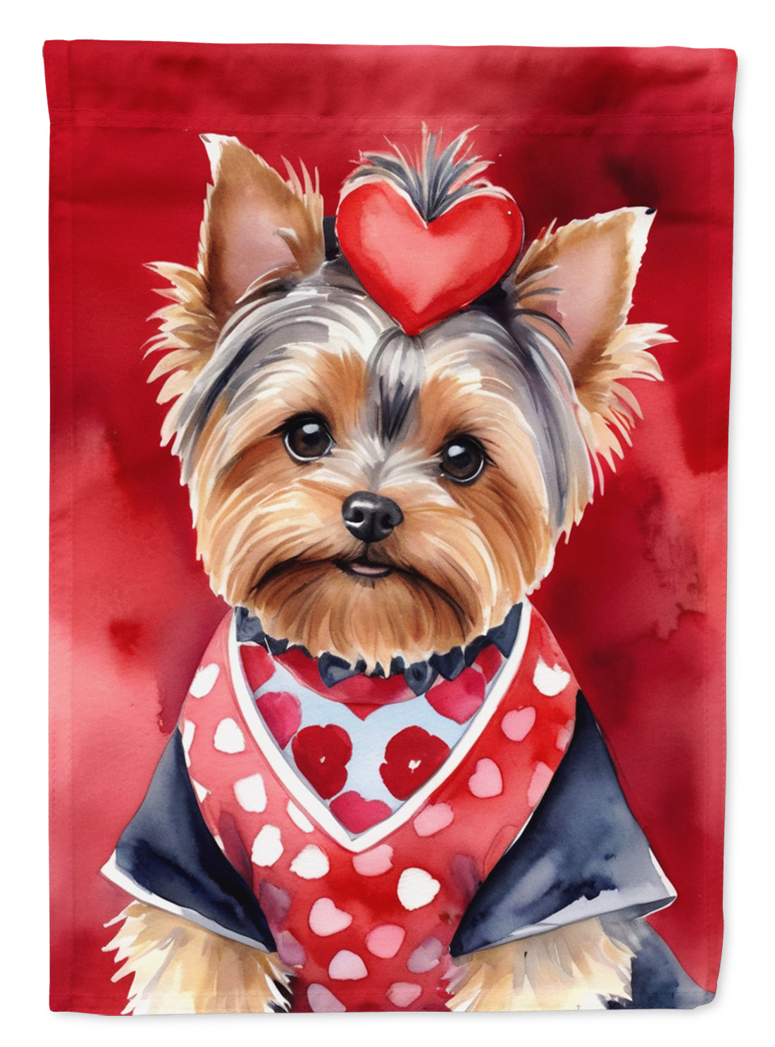 Buy this Yorkshire Terrier My Valentine Garden Flag