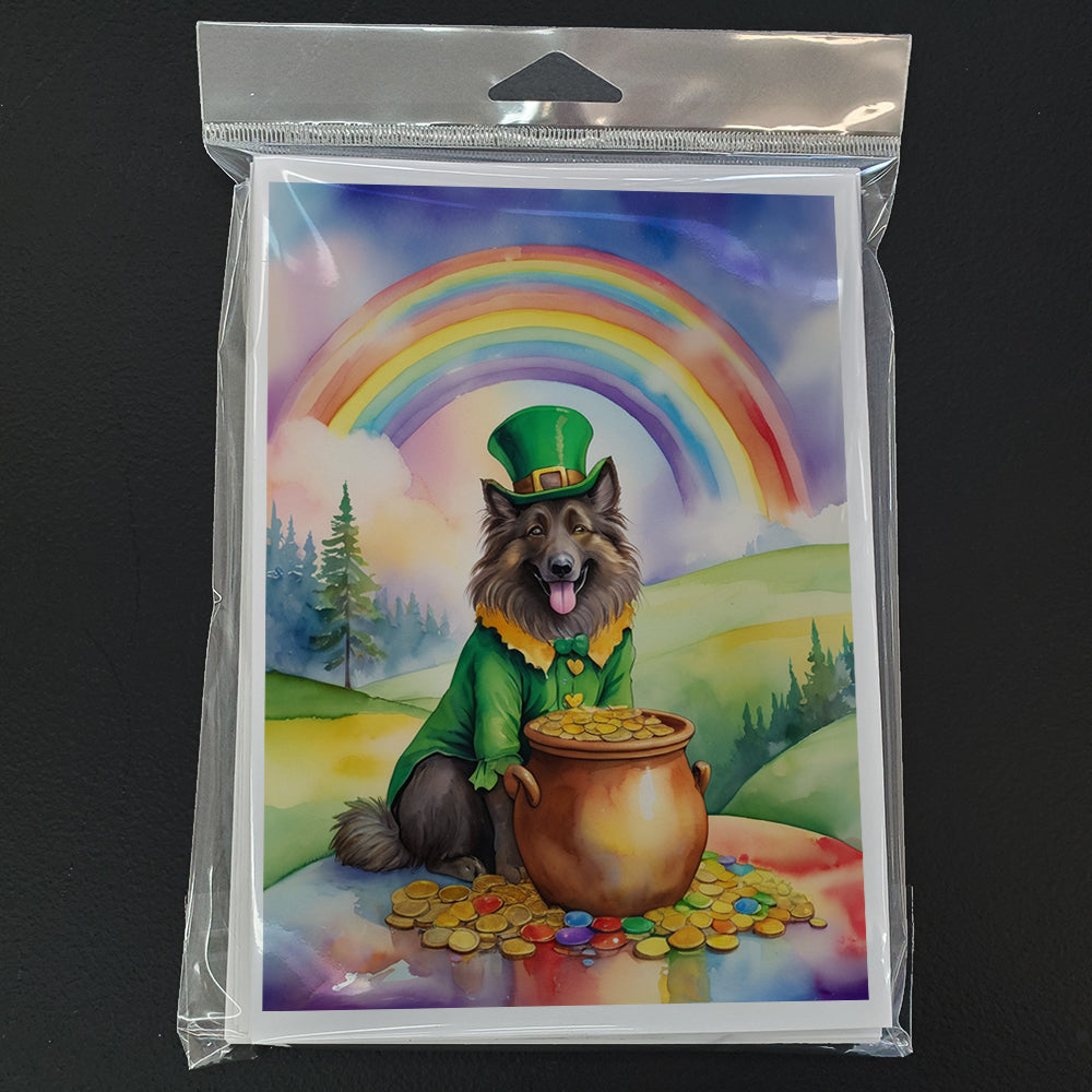 Belgian Tervuren St Patrick's Day Greeting Cards Pack of 8