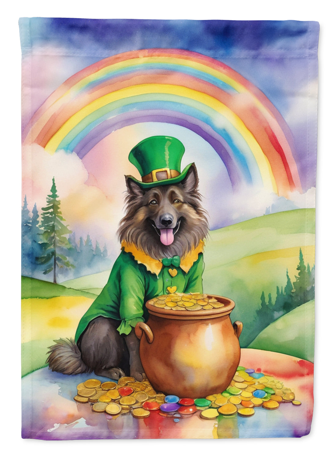 Buy this Belgian Tervuren St Patrick's Day Garden Flag