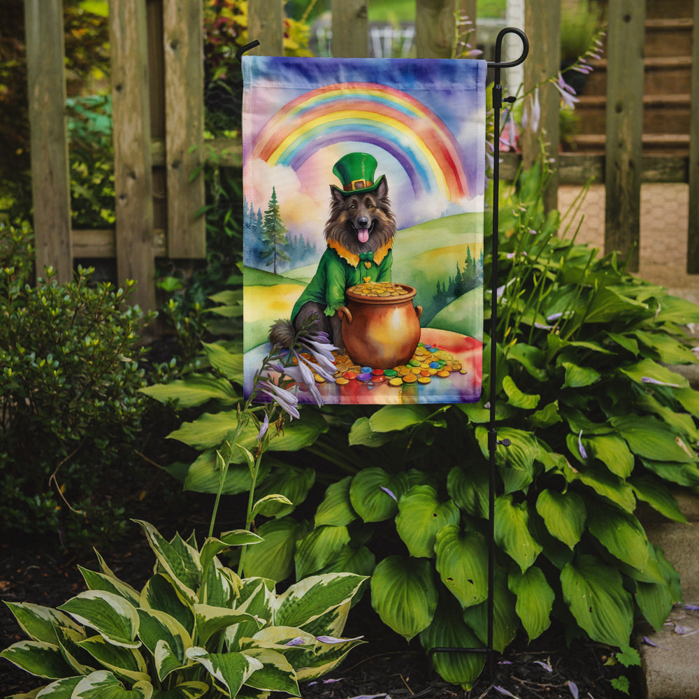 Belgian Tervuren St Patrick's Day Garden Flag