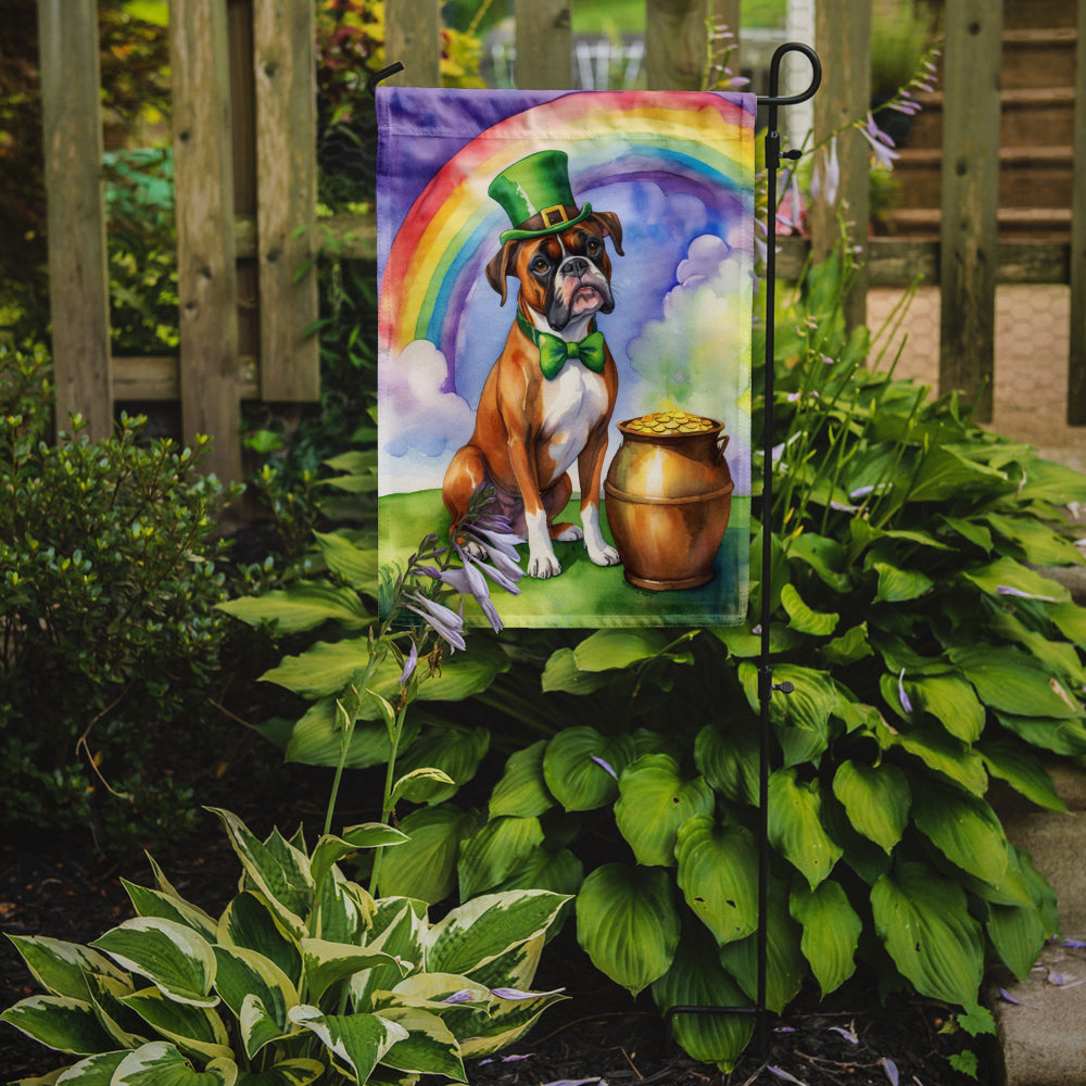 Buy this Boxer St Patrick's Day Garden Flag