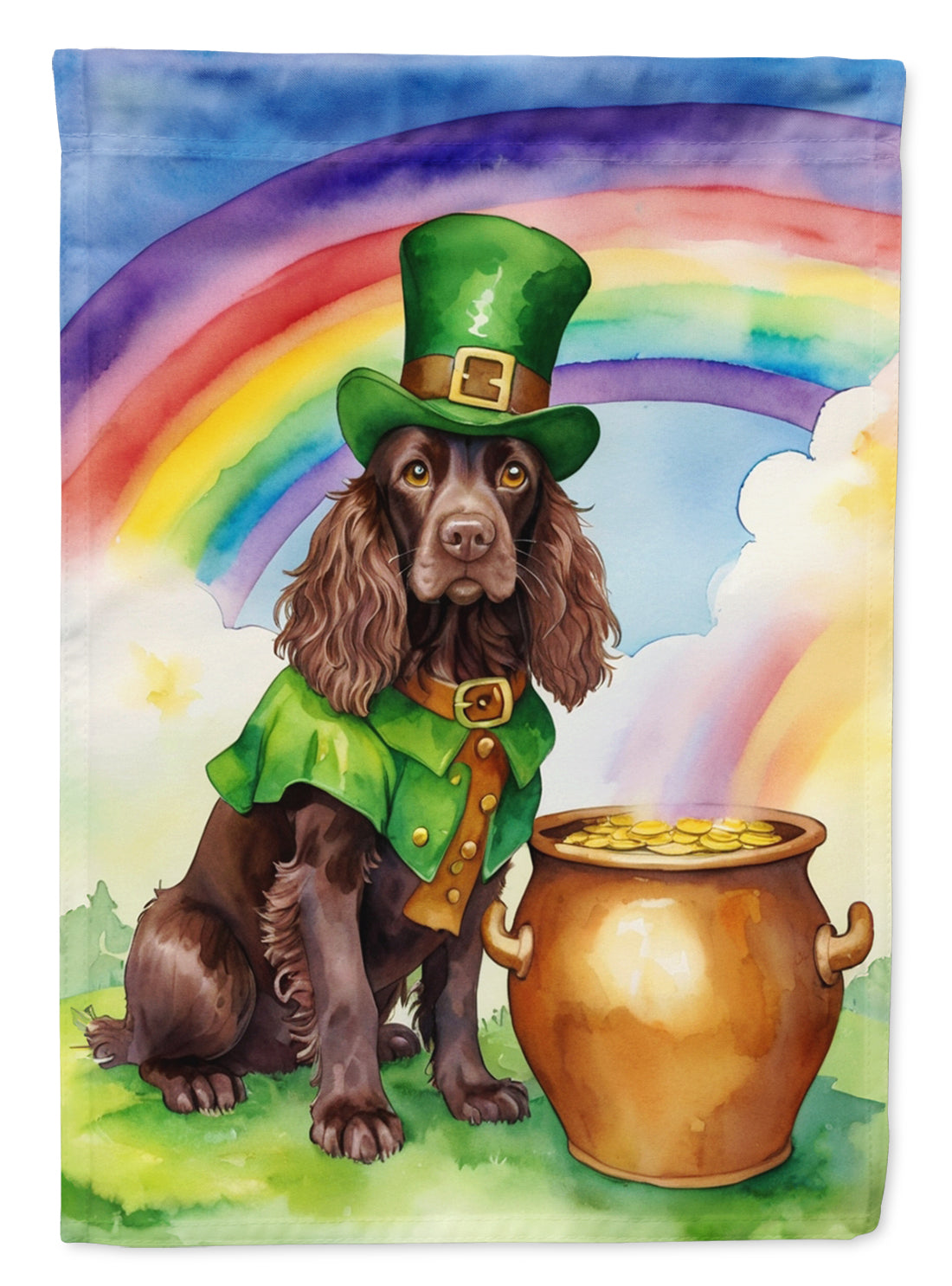 Buy this Boykin Spaniel St Patrick&#39;s Day Garden Flag