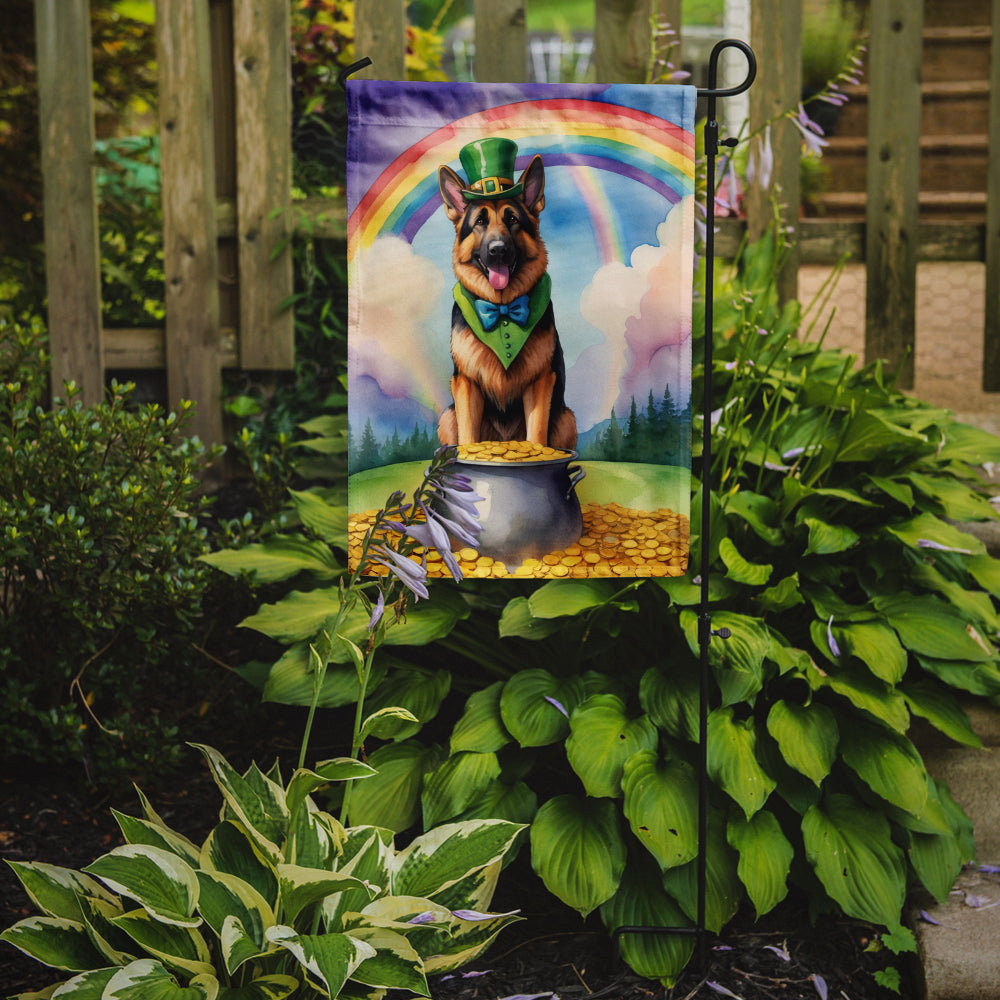 Buy this German Shepherd St Patrick's Day Garden Flag