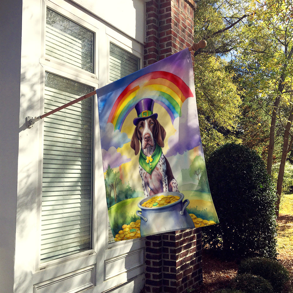 Buy this German Shorthaired Pointer St Patrick's Day House Flag