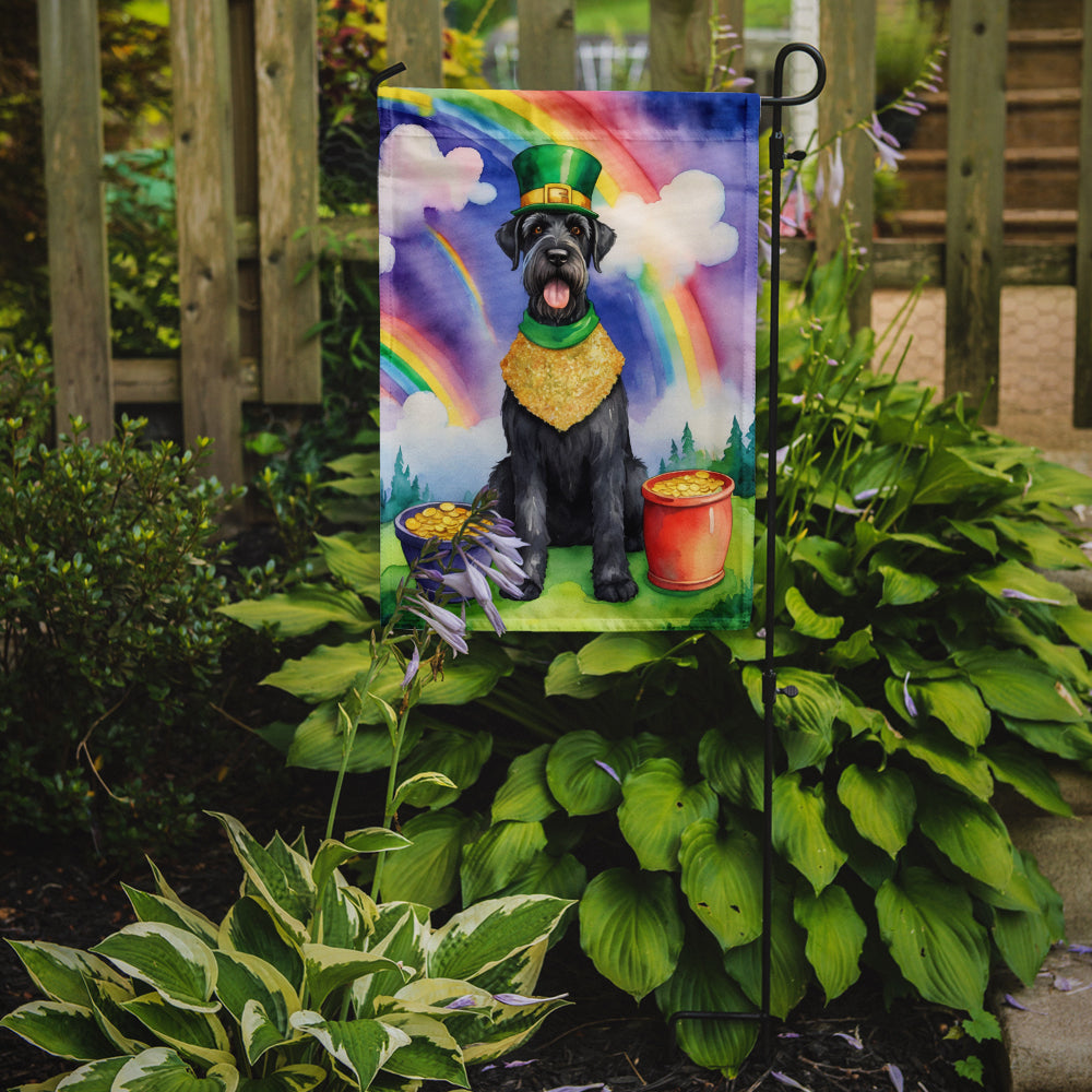 Buy this Giant Schnauzer St Patrick's Day Garden Flag