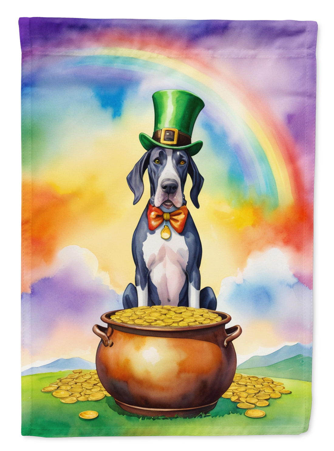 Buy this Great Dane St Patrick's Day House Flag