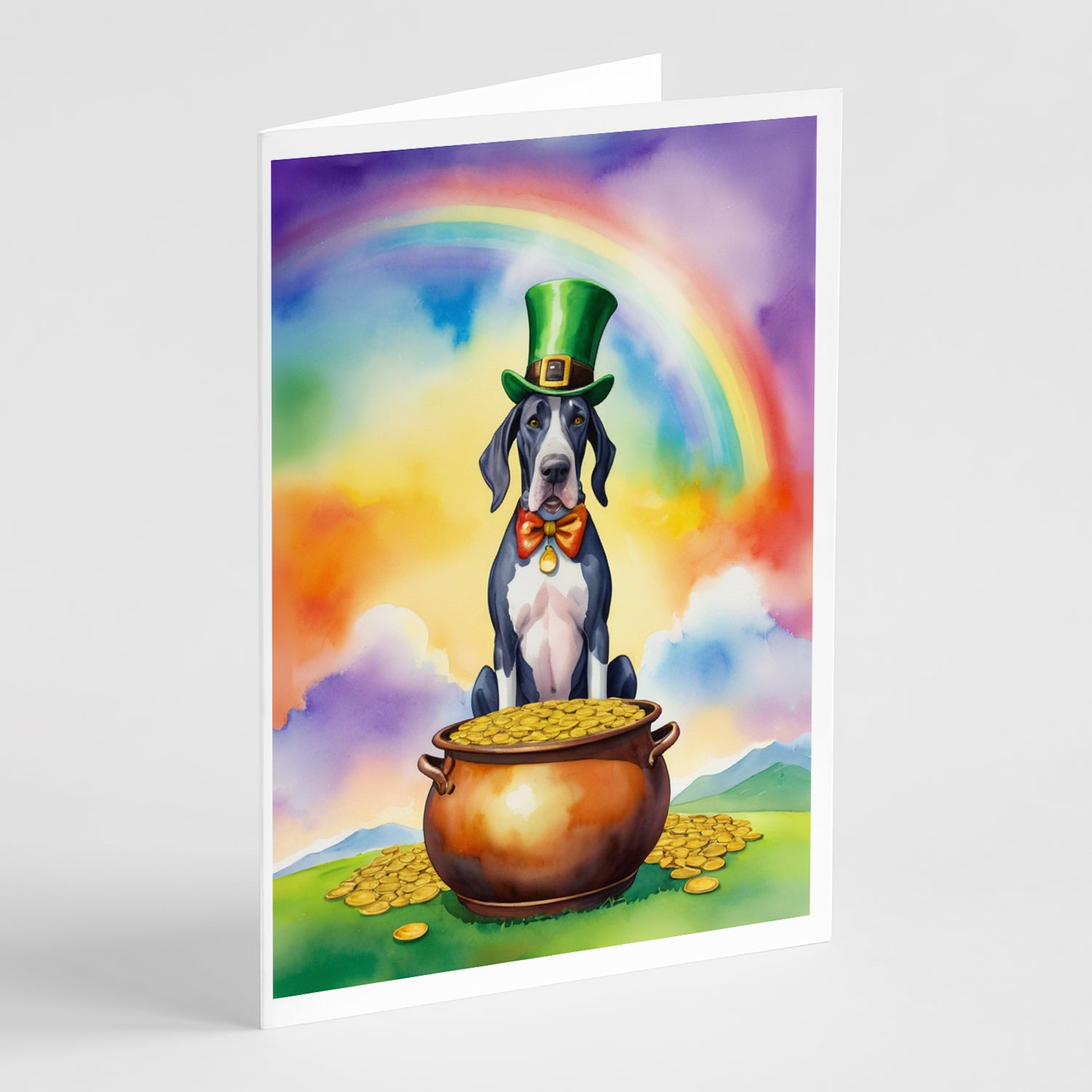 Buy this Great Dane St Patrick's Day Greeting Cards Pack of 8