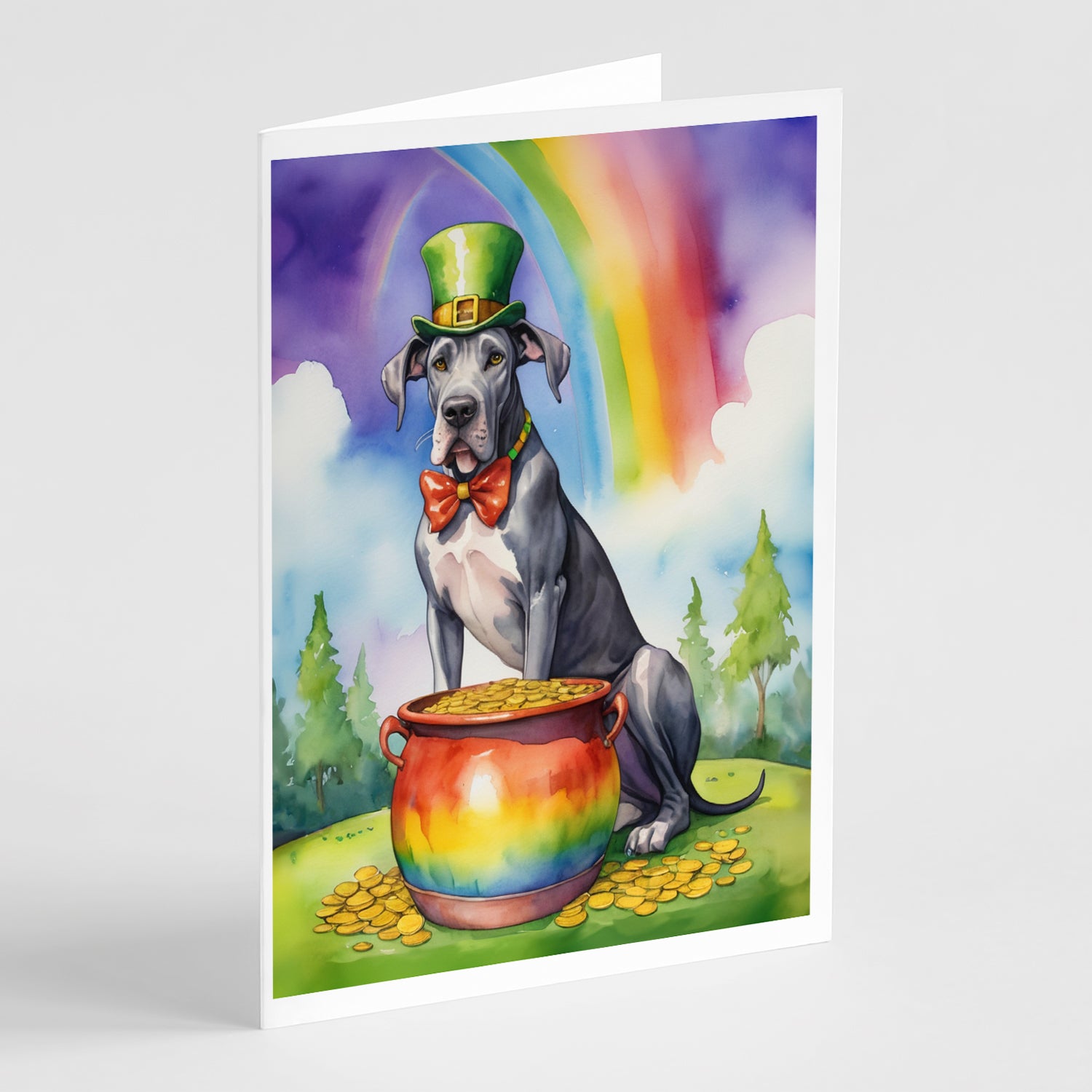 Buy this Great Dane St Patrick's Day Greeting Cards Pack of 8