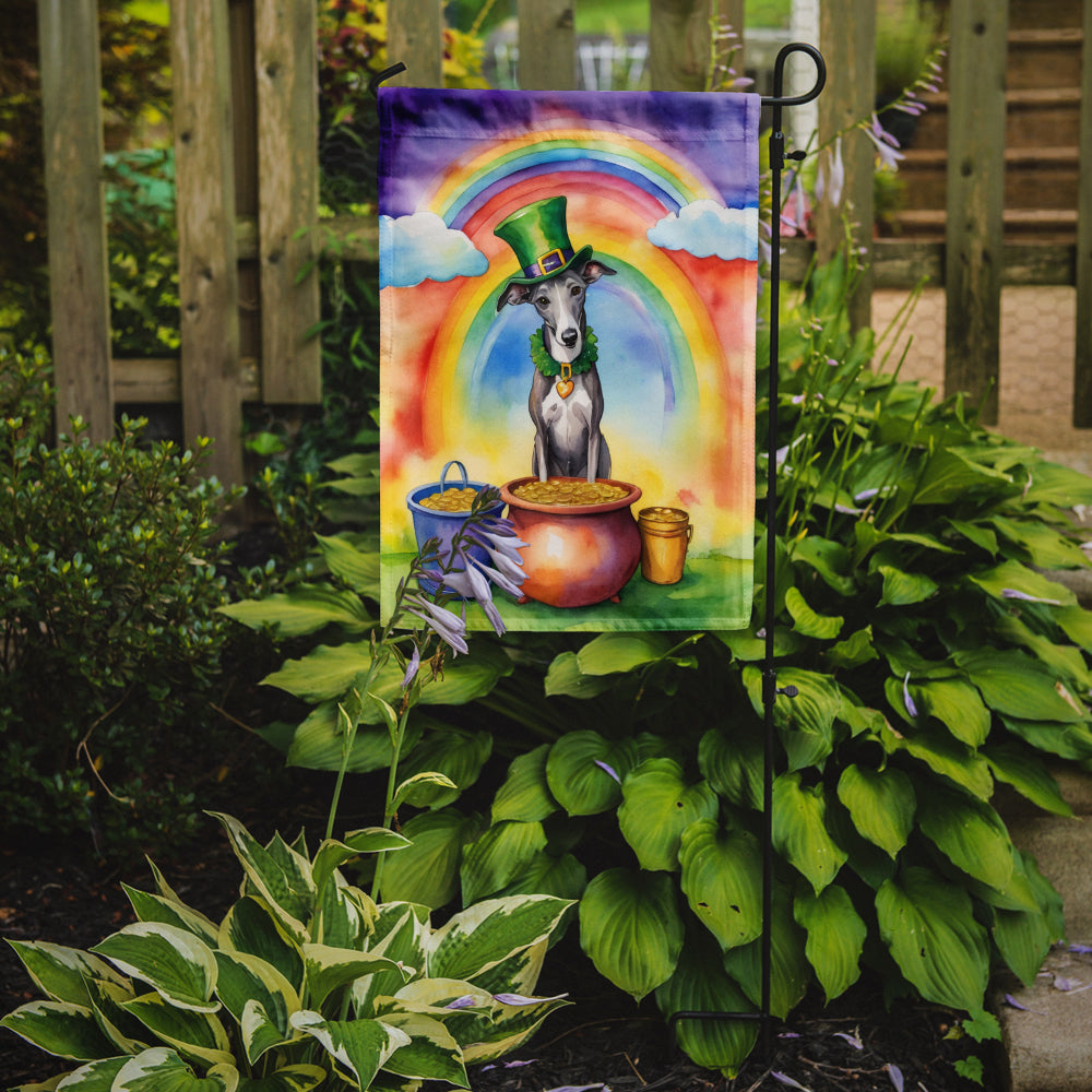 Buy this Greyhound St Patrick's Day Garden Flag