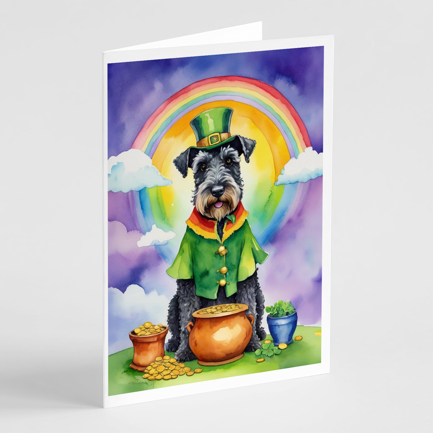 Buy this Kerry Blue Terrier St Patrick's Day Greeting Cards Pack of 8