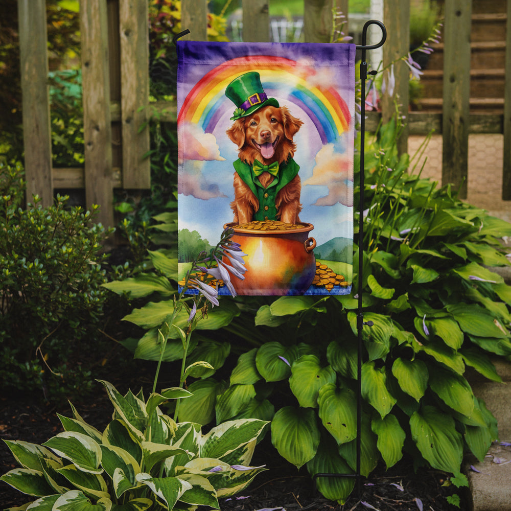 Buy this Nova Scotia Duck Tolling Retriever St Patrick's Day Garden Flag