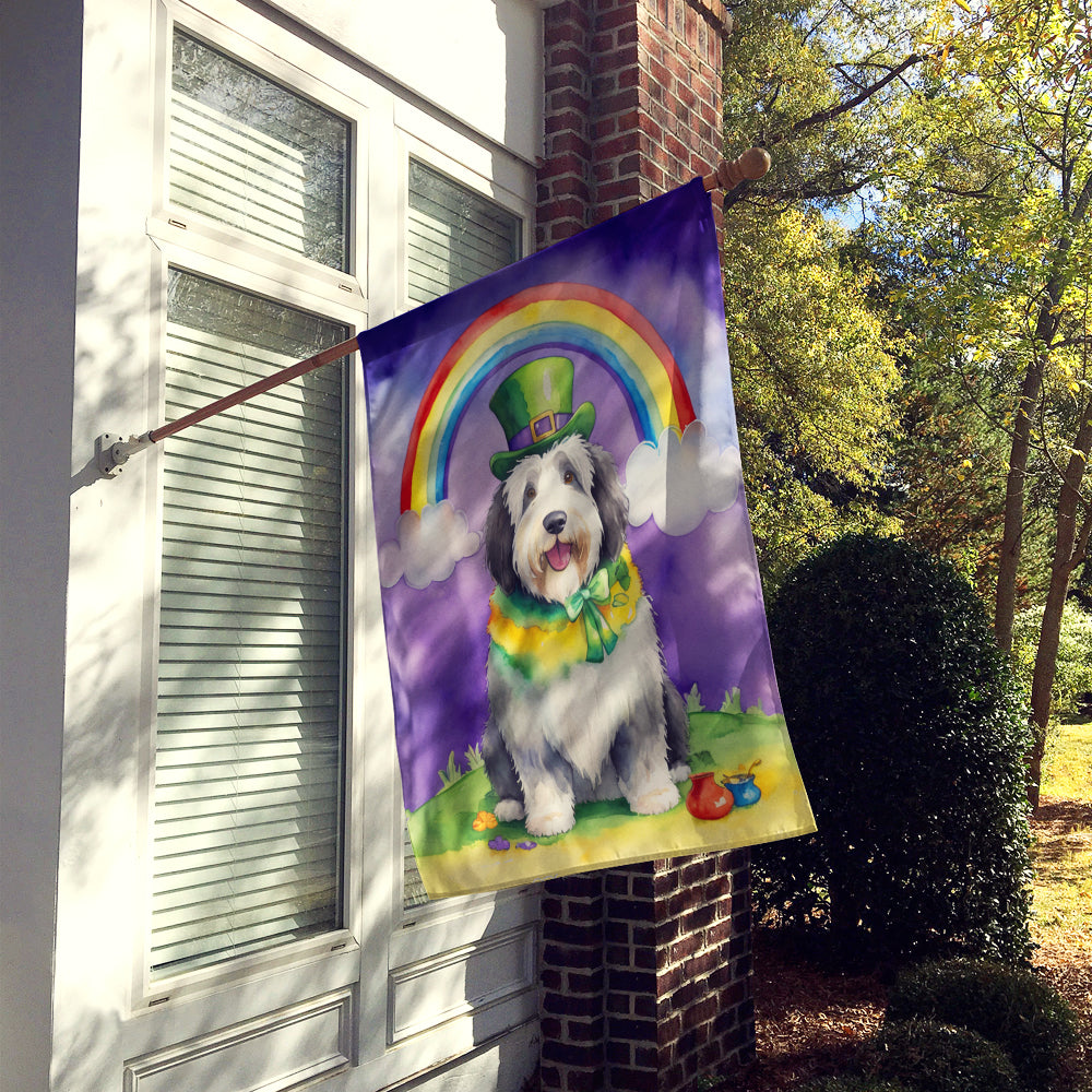 Buy this Old English Sheepdog St Patrick's Day House Flag