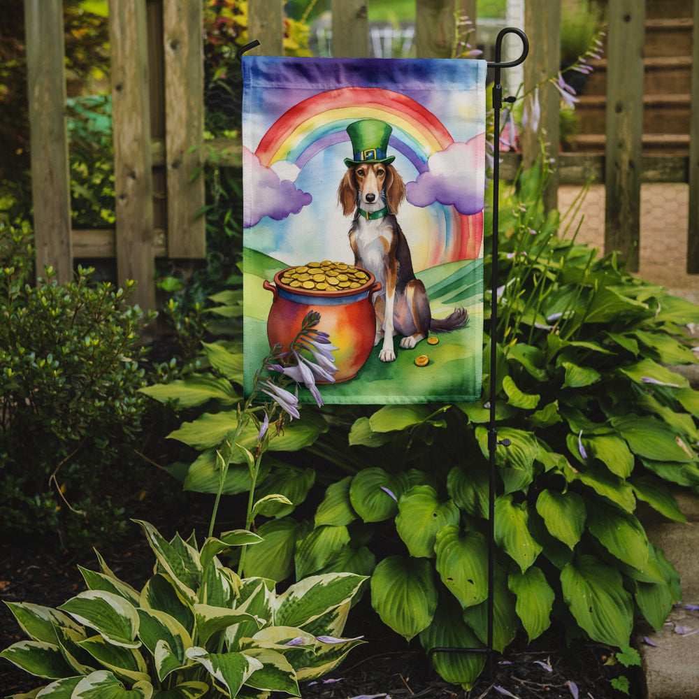 Saluki St Patrick's Day Garden Flag