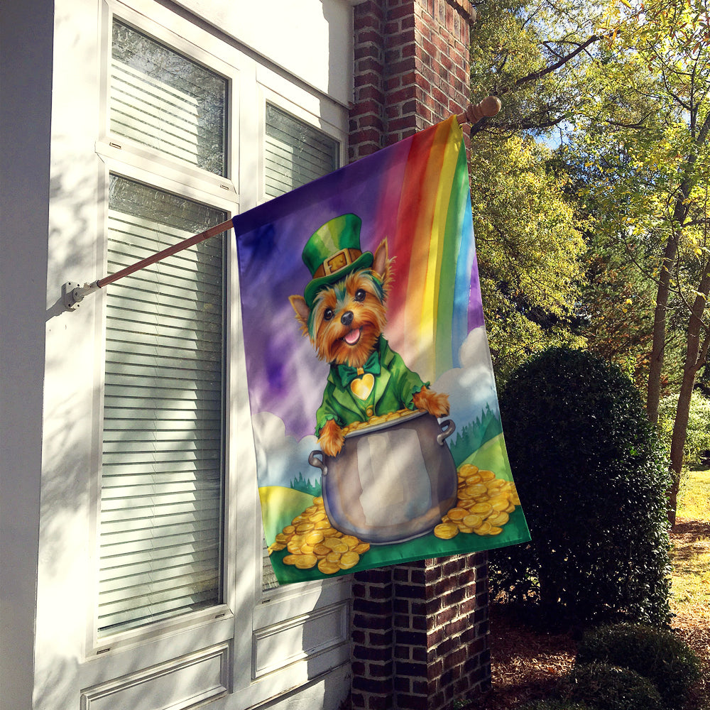 Buy this Silky Terrier St Patrick's Day House Flag