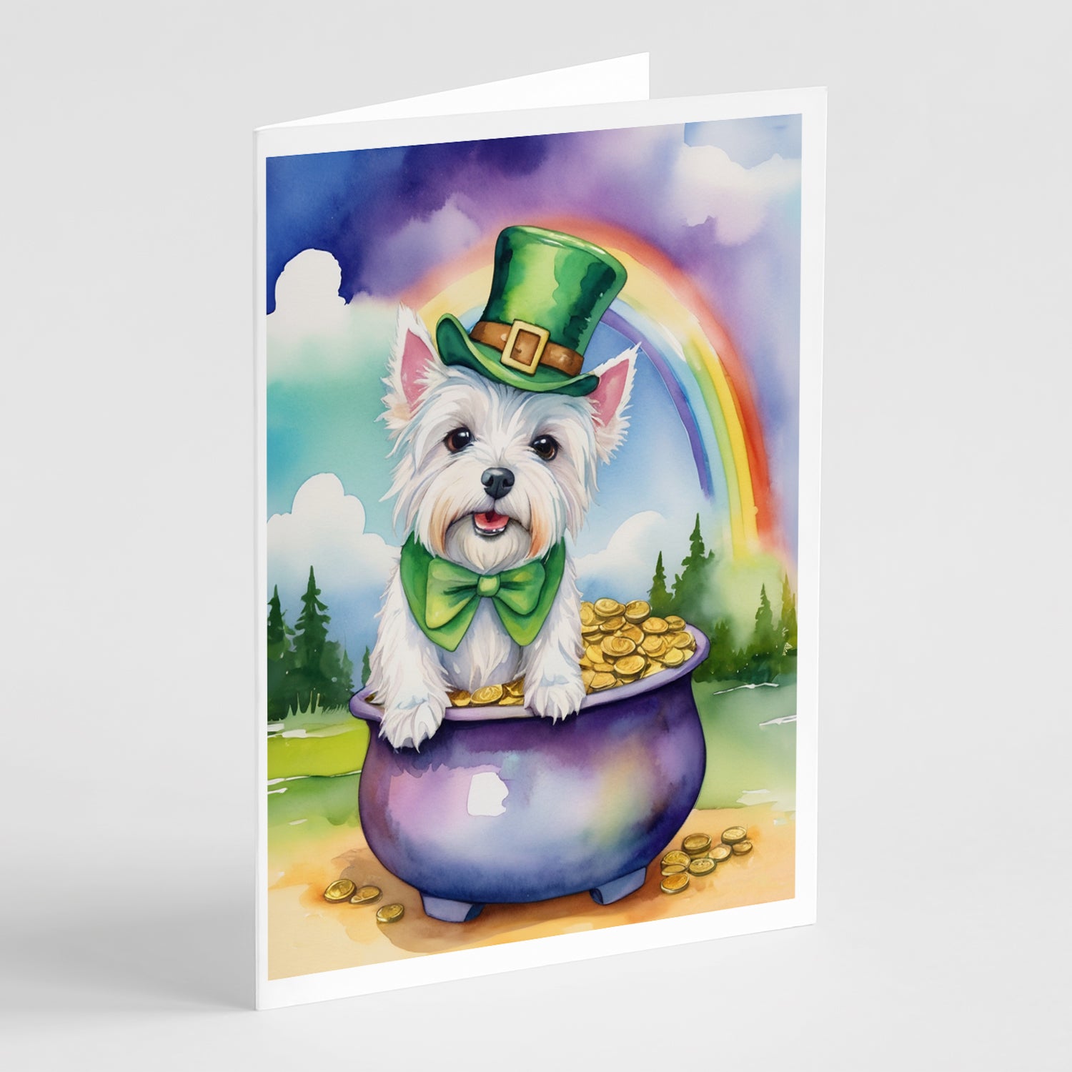 Buy this Westie St Patrick's Day Greeting Cards Pack of 8