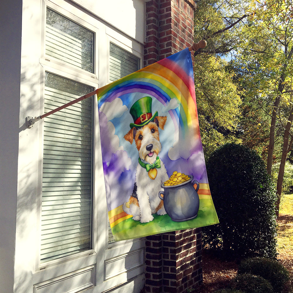 Buy this Fox Terrier St Patrick's Day House Flag