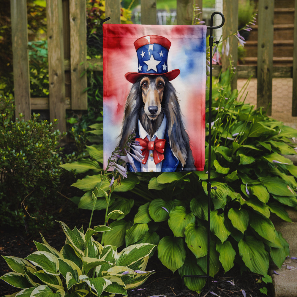 Buy this Afghan Hound Patriotic American Garden Flag