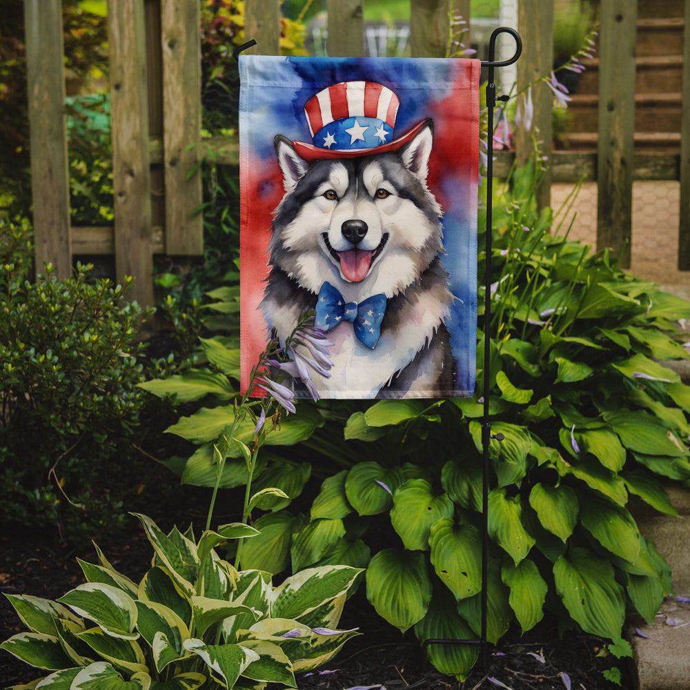 Buy this Alaskan Malamute Patriotic American Garden Flag