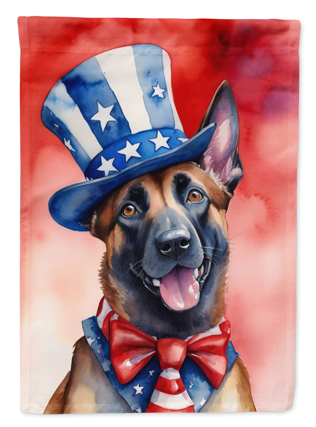 Buy this Belgian Malinois Patriotic American Garden Flag