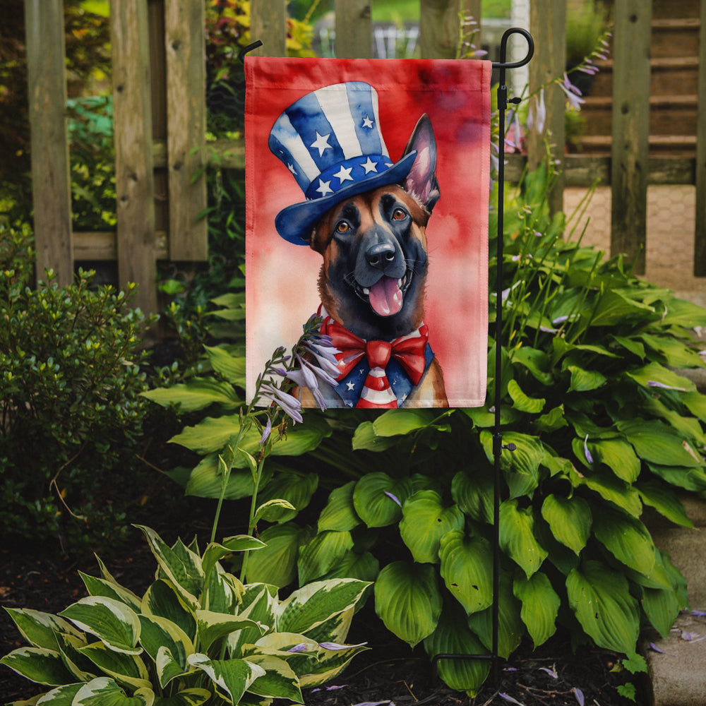 Buy this Belgian Malinois Patriotic American Garden Flag