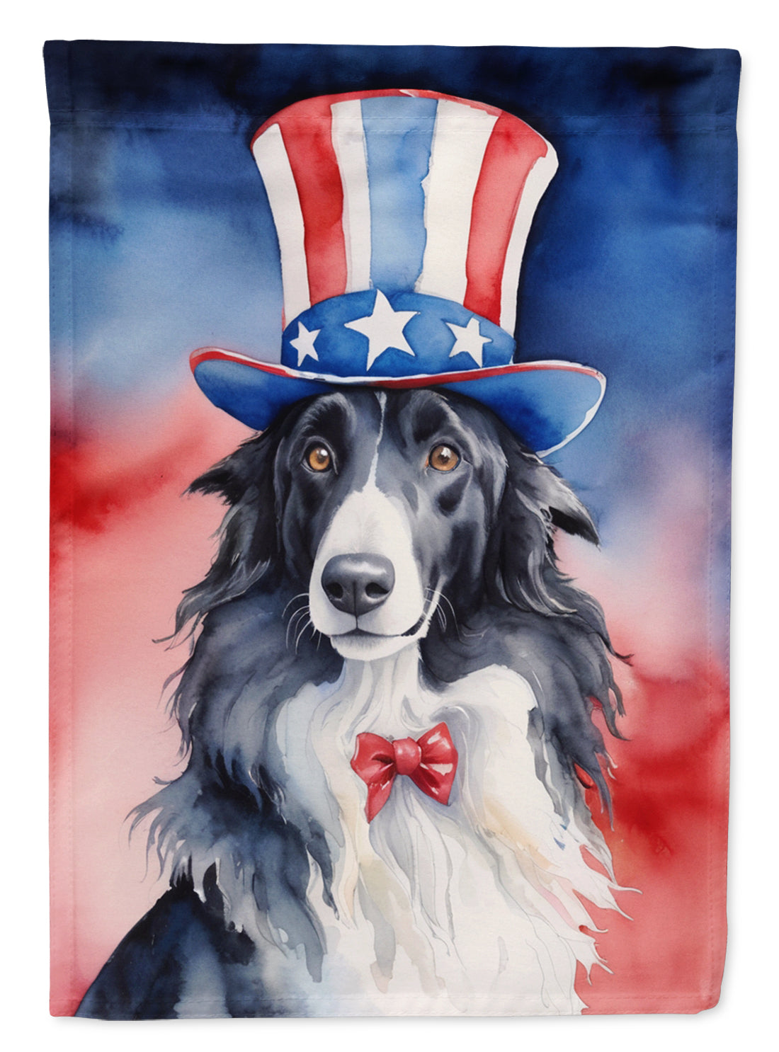 Buy this Borzoi Patriotic American House Flag