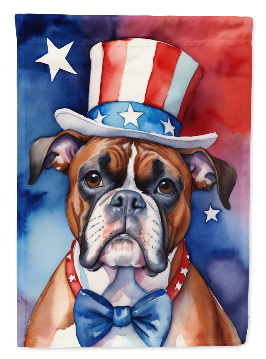 Buy this Boxer Patriotic American Garden Flag