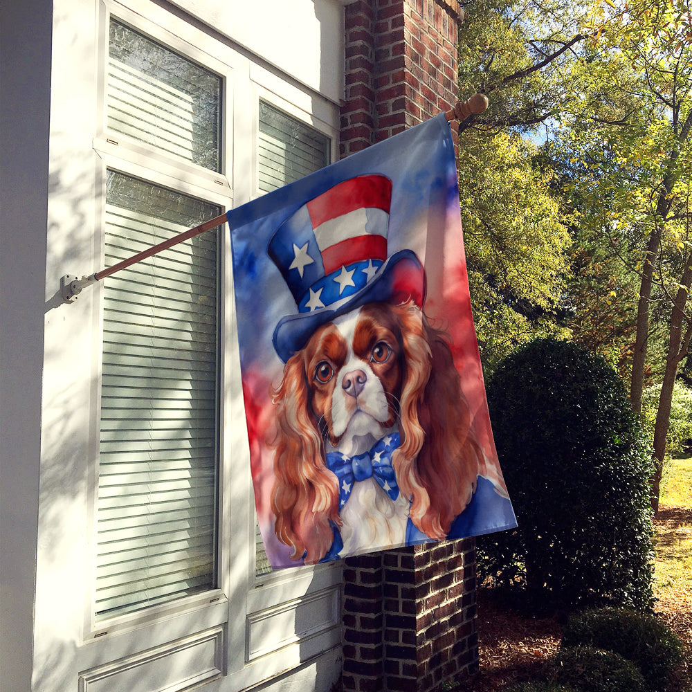 Buy this Cavalier Spaniel Patriotic American House Flag