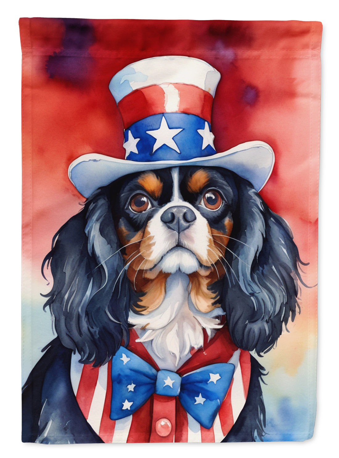 Buy this Cavalier Spaniel Patriotic American House Flag