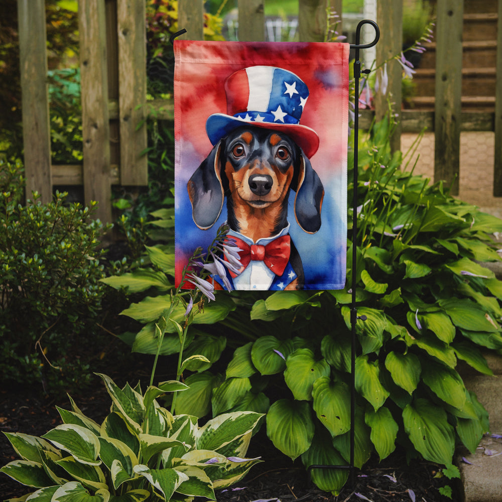 Buy this Dachshund Patriotic American Garden Flag