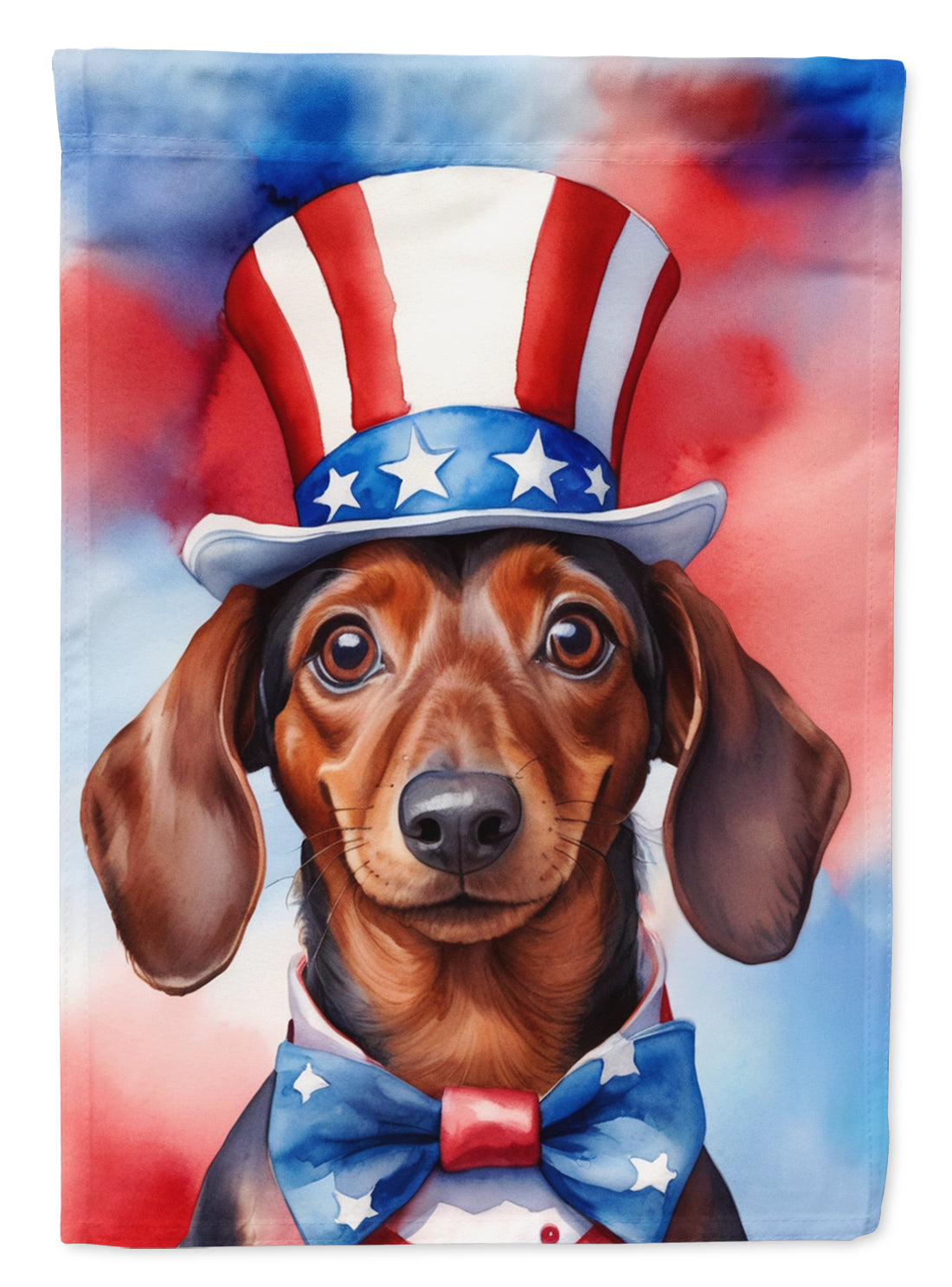 Buy this Dachshund Patriotic American House Flag