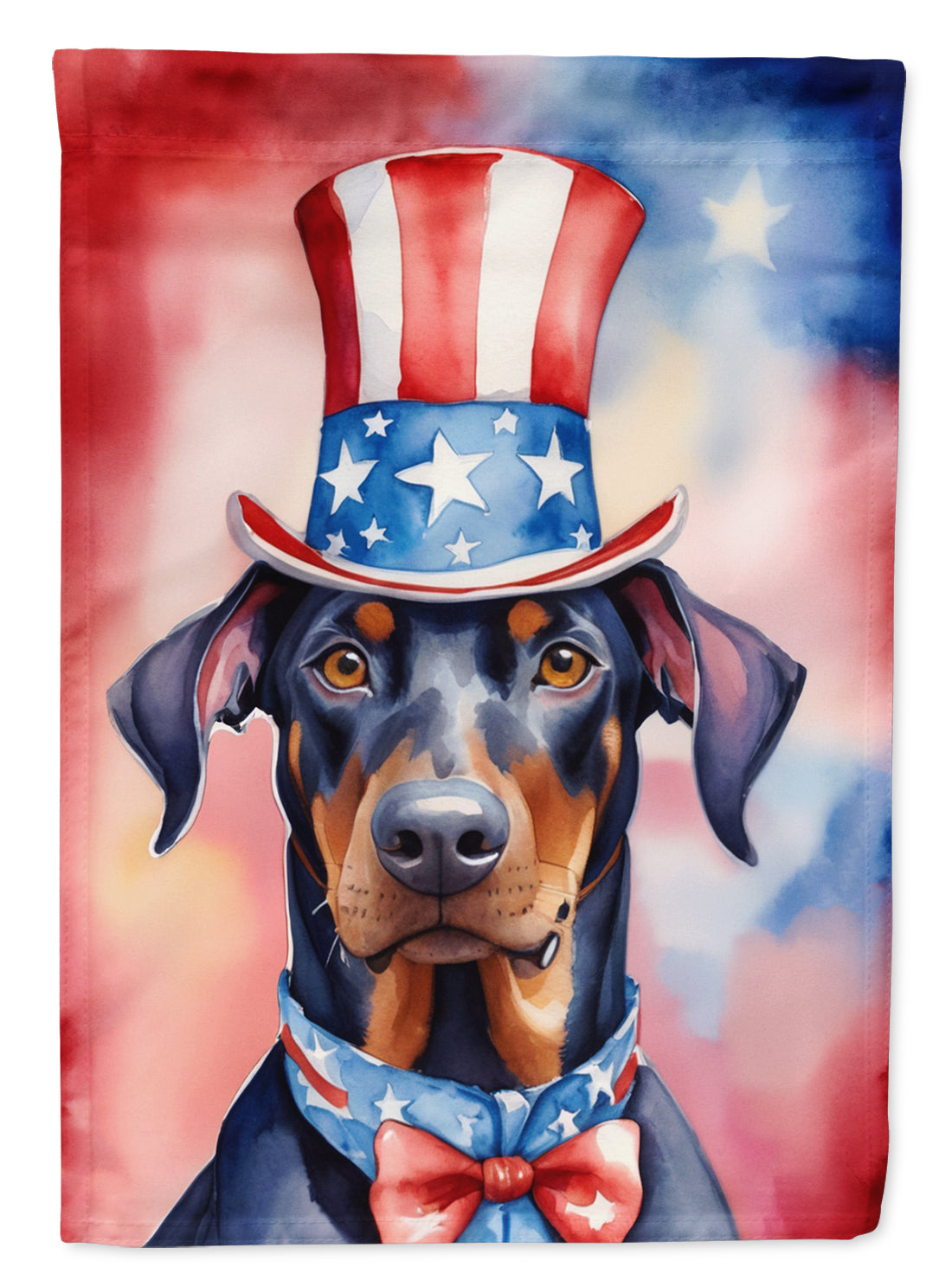 Buy this Doberman Pinscher Patriotic American Garden Flag