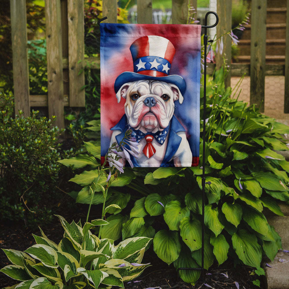 Buy this English Bulldog Patriotic American Garden Flag