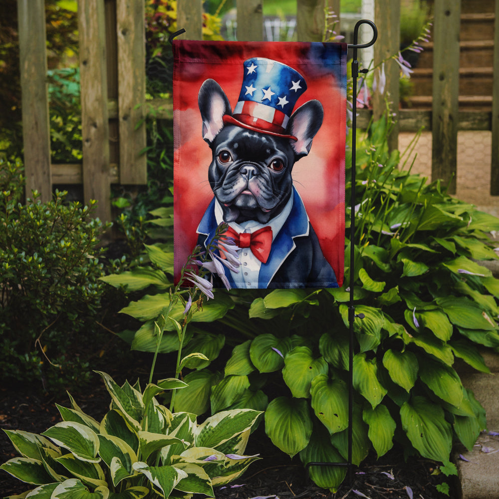 French Bulldog Patriotic American Garden Flag