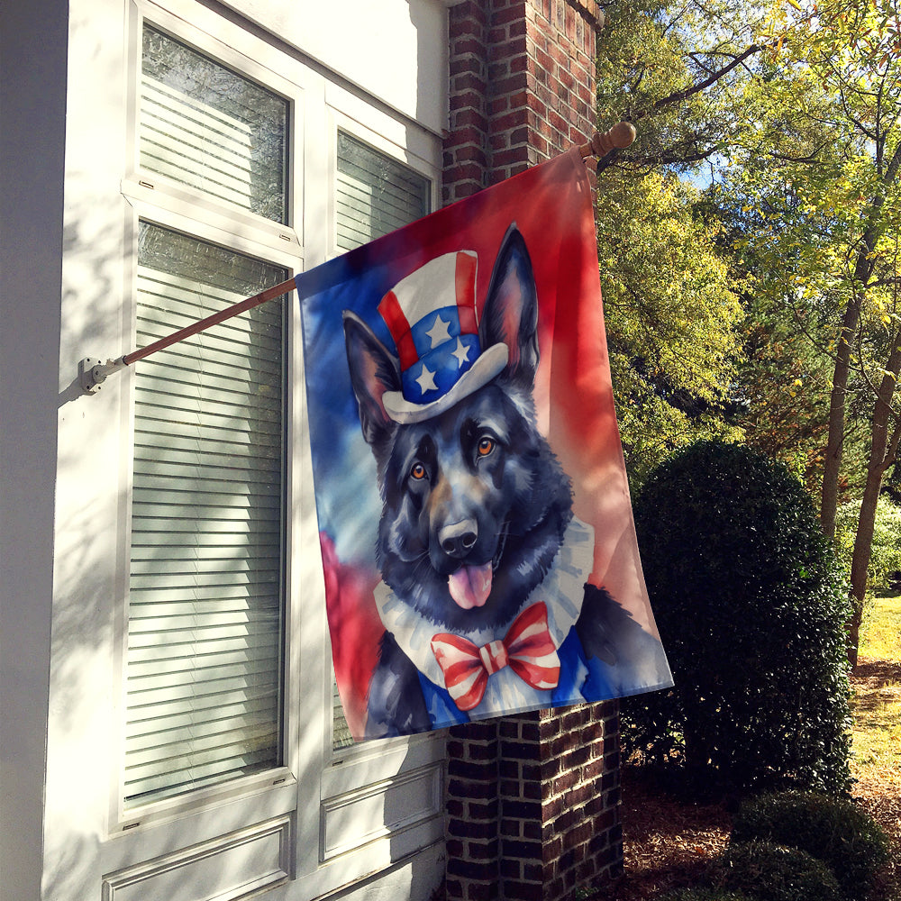 Buy this German Shepherd Patriotic American House Flag