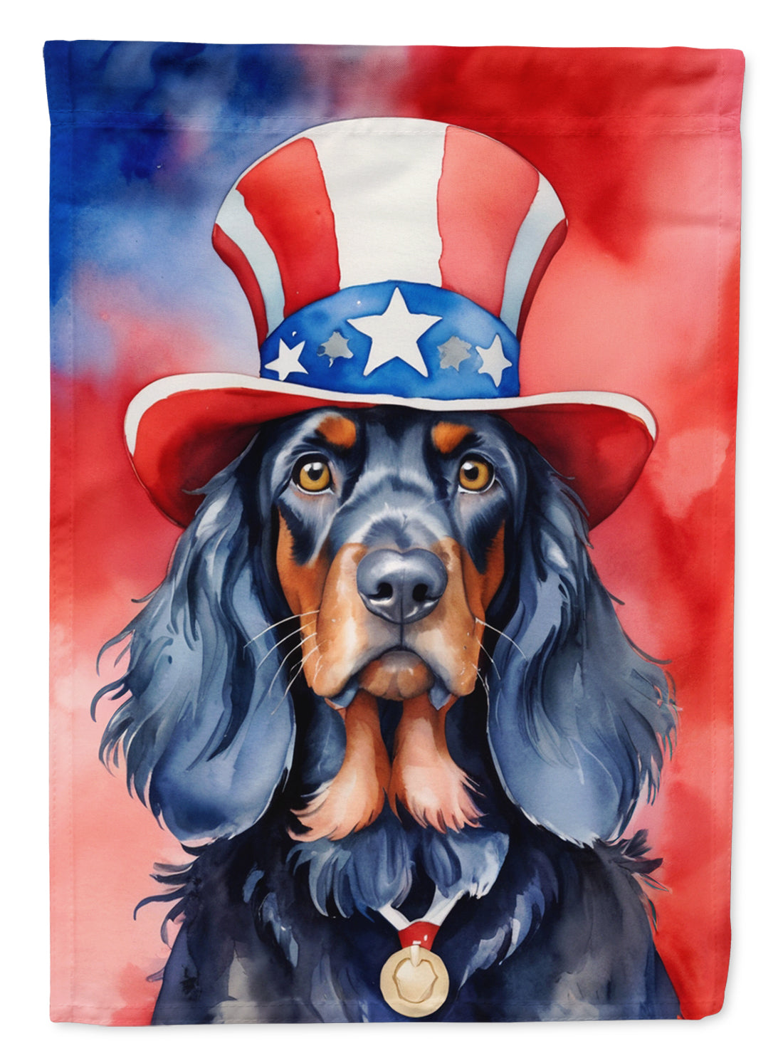 Buy this Gordon Setter Patriotic American House Flag