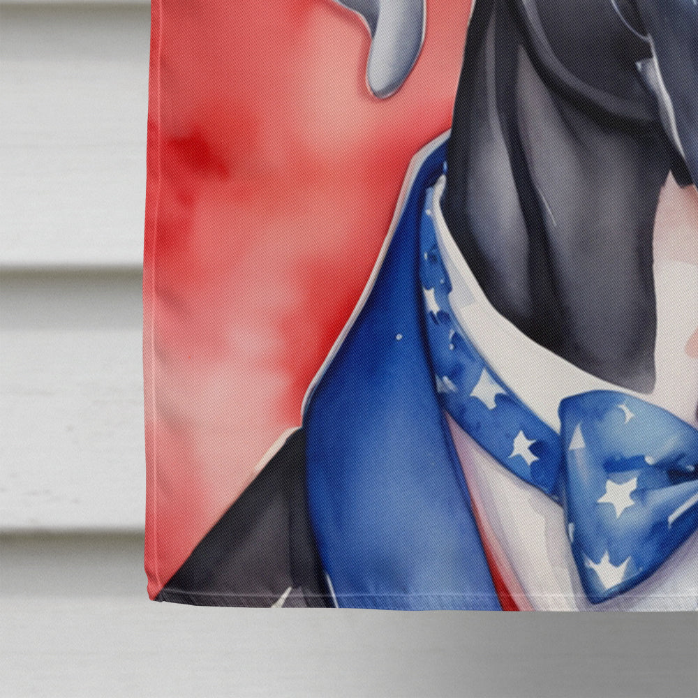 Great Dane Patriotic American House Flag