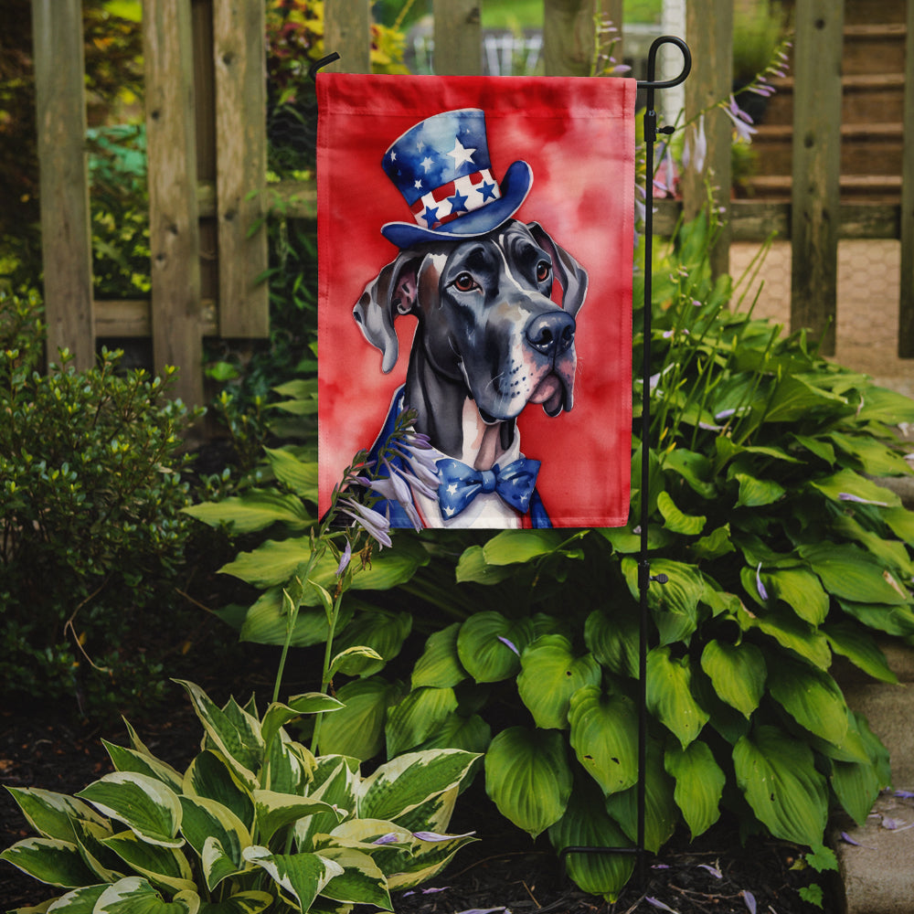 Great Dane Patriotic American Garden Flag