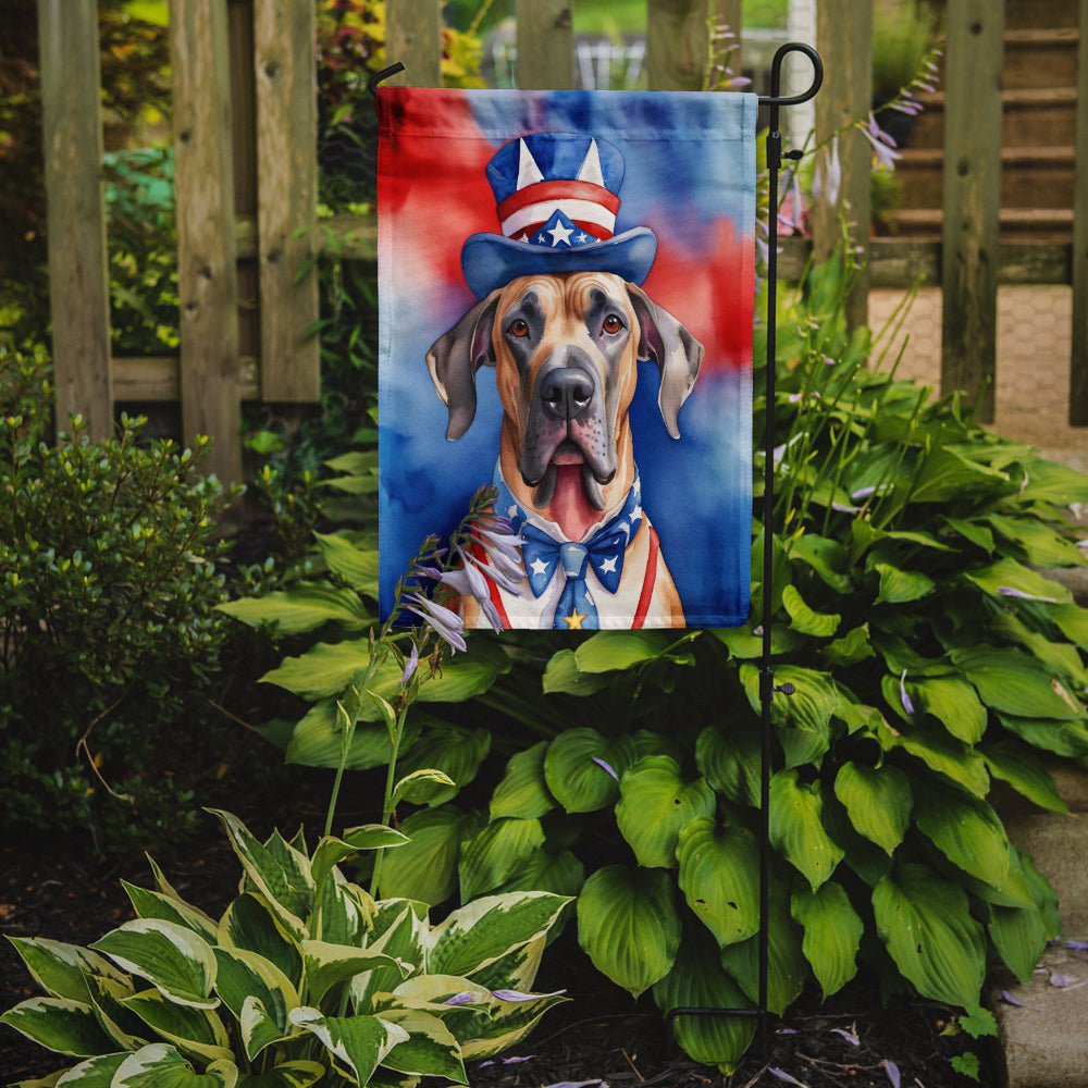 Great Dane Patriotic American Garden Flag