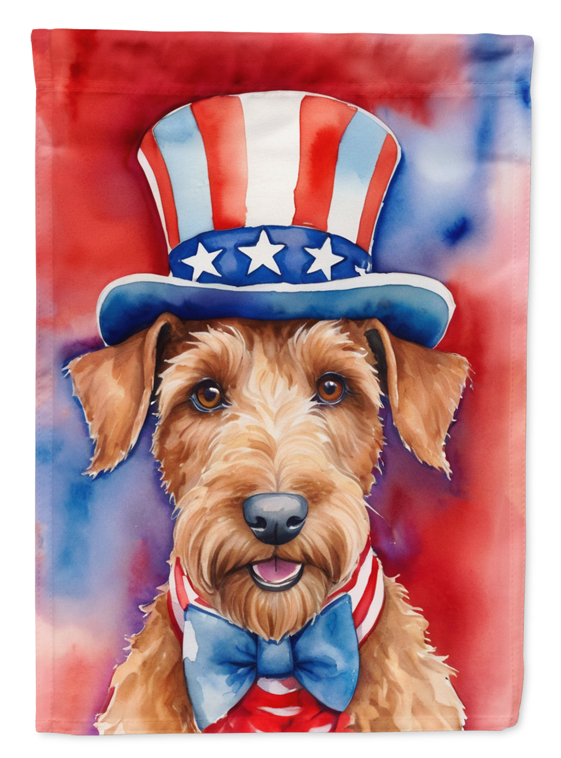 Buy this Irish Terrier Patriotic American Garden Flag