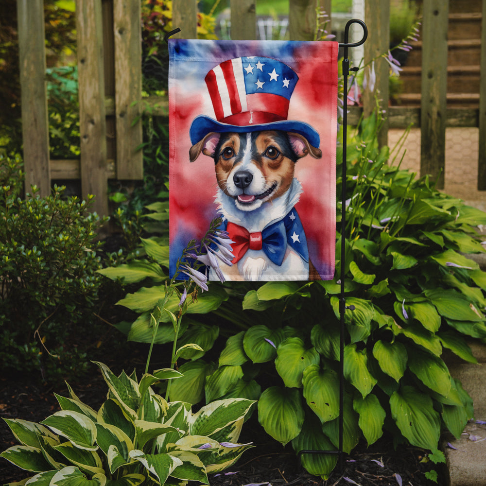 Buy this Jack Russell Terrier Patriotic American Garden Flag