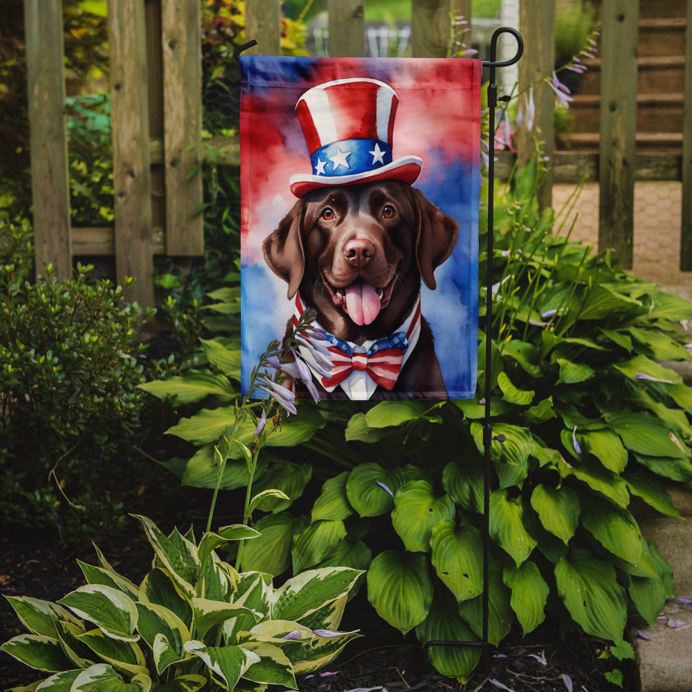 Buy this Labrador Retriever Patriotic American Garden Flag