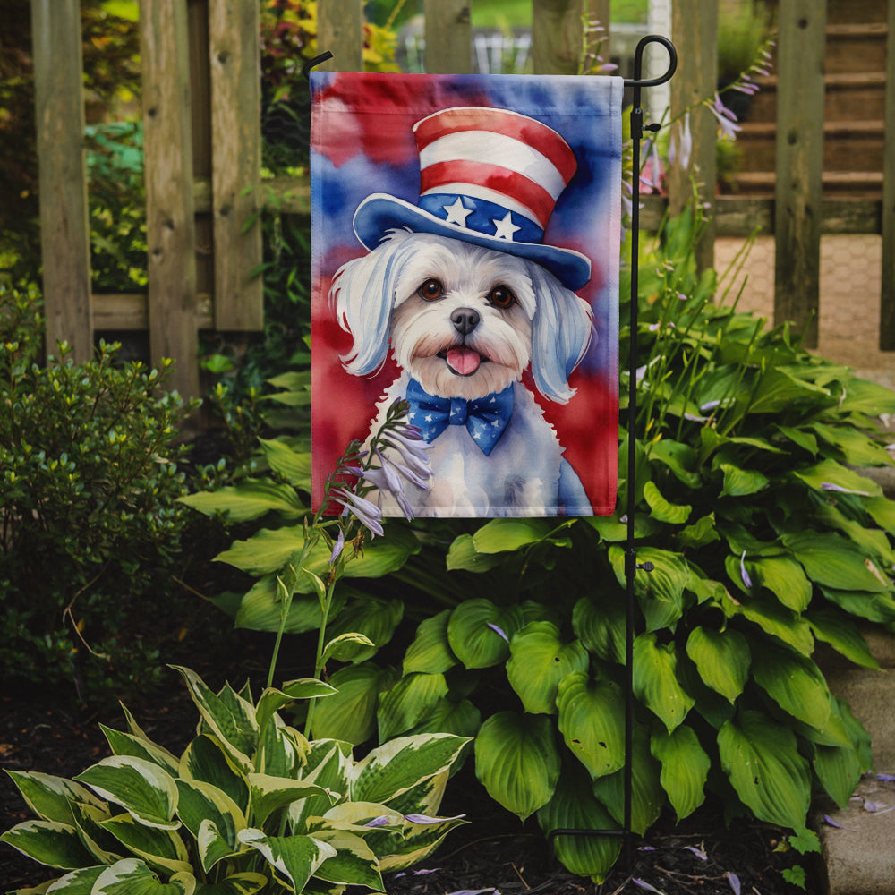 Buy this Maltese Patriotic American Garden Flag