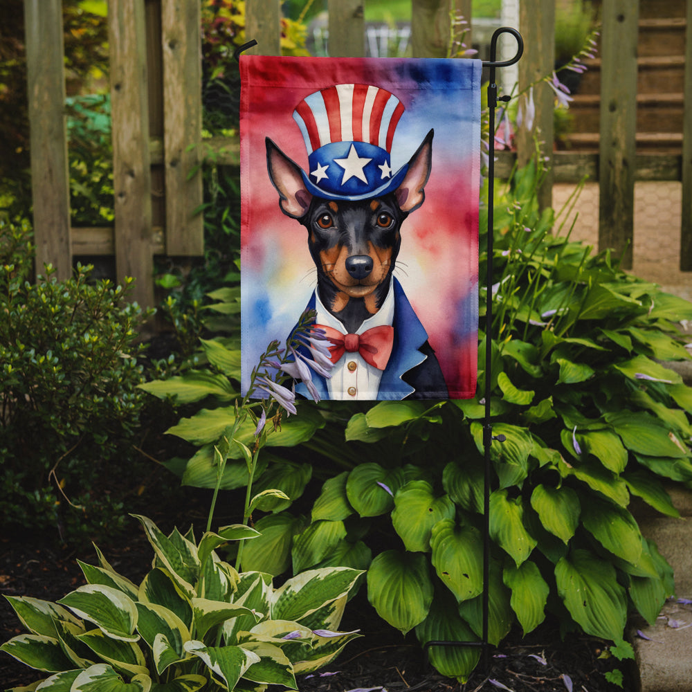 Buy this Manchester Terrier Patriotic American Garden Flag